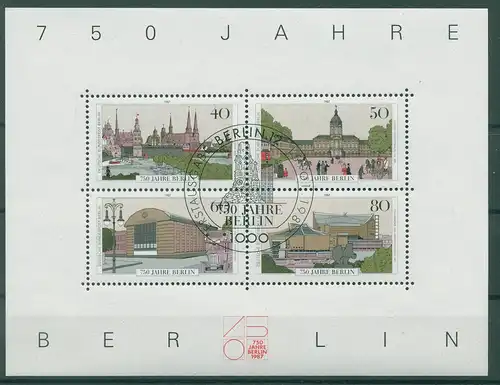 BERLIN 1973 Block 8 gestempelt (228537)