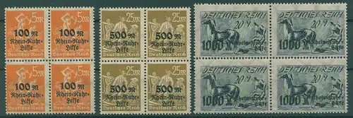 DEUTSCHES REICH 1923 Nr 258-260 postfrisch (228764)