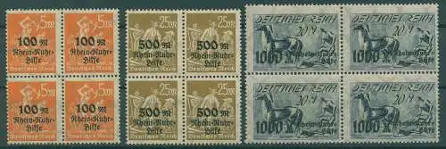 DEUTSCHES REICH 1923 Nr 258-260 postfrisch (228764)