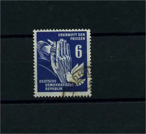 DDR 1950 PLATTENFEHLER Nr 276 f35 gestempelt (100964)