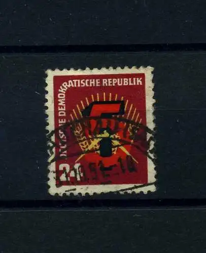 DDR 1951 PLATTENFEHLER Nr 293 f94 gestempelt (100987)