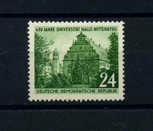 DDR 1952 PLATTENFEHLER Nr 318 I Haftstelle/Falz (100993)
