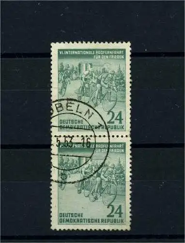 DDR 1953 PLATTENFEHLER Nr 355 f4 gestempelt (100998)