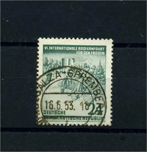DDR 1953 PLATTENFEHLER Nr 355 f9 gestempelt (101002)