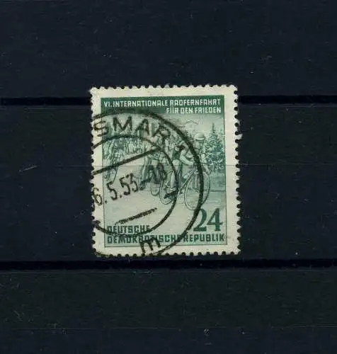 DDR 1953 PLATTENFEHLER Nr 355 f32 gestempelt (101023)