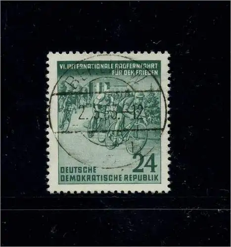 DDR 1953 PLATTENFEHLER Nr 355 f43 gestempelt (101026)