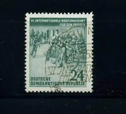 DDR 1953 PLATTENFEHLER Nr 355 f43 gestempelt (101027)