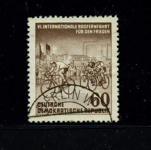 DDR 1953 PLATTENFEHLER Nr 357 f4a gestempelt (101043)
