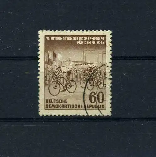 DDR 1953 PLATTENFEHLER Nr 357 f14 gestempelt (101047)
