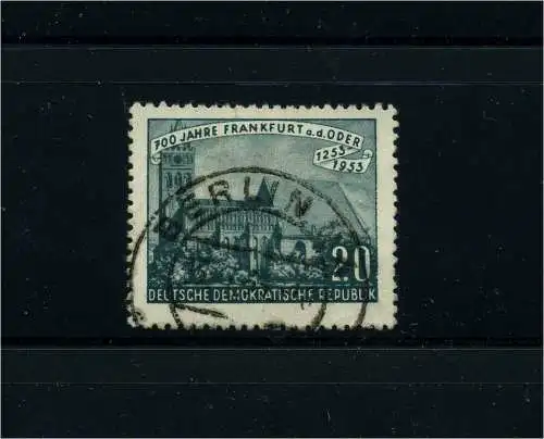 DDR 1953 PLATTENFEHLER Nr 359 f8 gestempelt (101062)