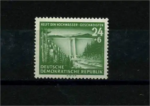 DDR 1954 PLATTENFEHLER Nr 431 I gestempelt (101148)