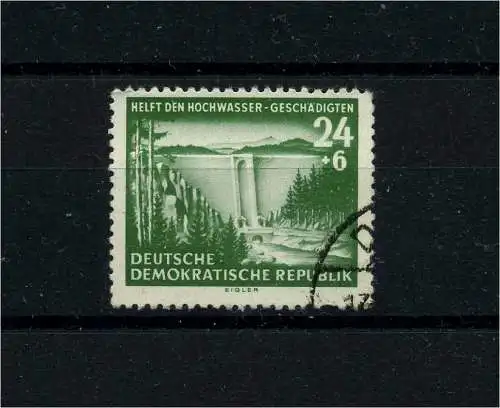 DDR 1954 PLATTENFEHLER Nr 431 III gestempelt (101156)