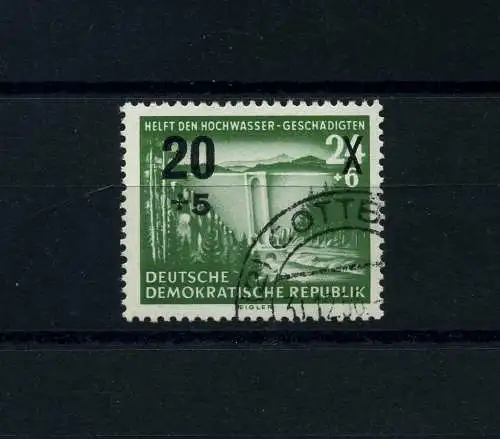 DDR 1955 PLATTENFEHLER Nr 449 II gestempelt (101161)