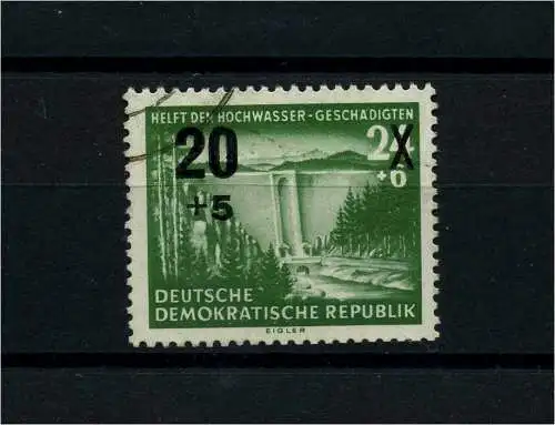 DDR 1955 PLATTENFEHLER Nr 449 IV gestempelt (101172)