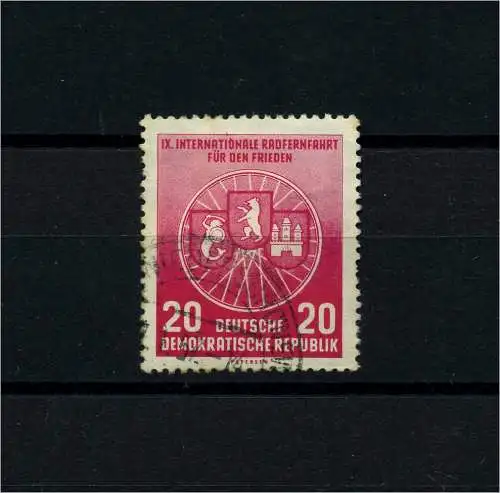 DDR 1956 PLATTENFEHLER Nr 522 III gestempelt (101278)