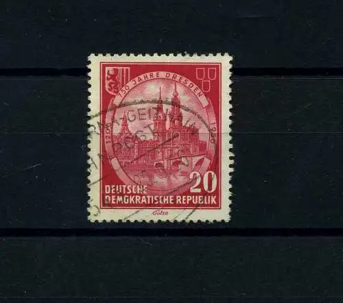 DDR 1956 PLATTENFEHLER Nr 525 f40 gestempelt (101289)
