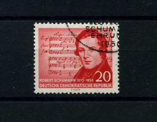DDR 1956 PLATTENFEHLER Nr 529 f37 gestempelt (101301)