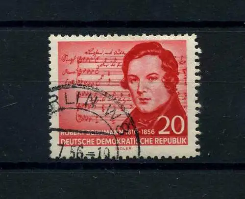 DDR 1956 PLATTENFEHLER Nr 529 f45 gestempelt (101305)