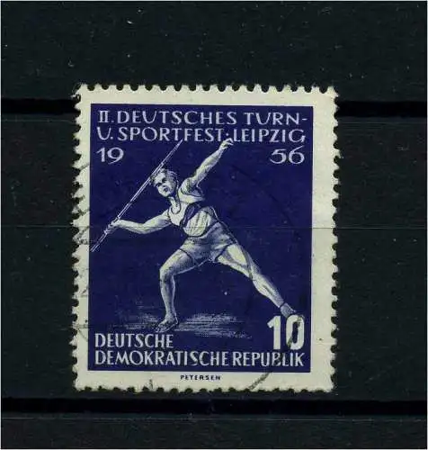DDR 1956 PLATTENFEHLER Nr 531 f32 gestempelt (101308)