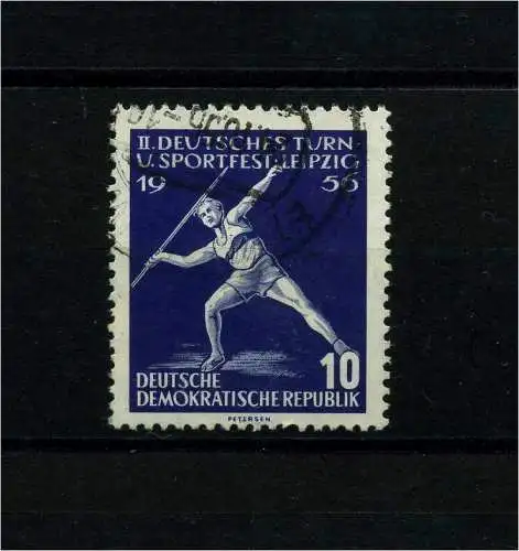 DDR 1956 PLATTENFEHLER Nr 531 f32 gestempelt (101310)
