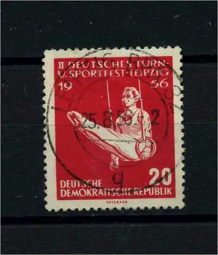 DDR 1956 PLATTENFEHLER Nr 532 f33 gestempelt (101312)