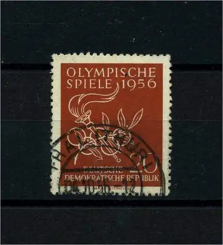 DDR 1956 PLATTENFEHLER Nr 539 f49 gestempelt (101334)