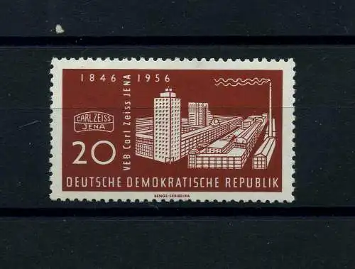 DDR 1956 PLATTENFEHLER Nr 546 f9 postfrisch (101371)
