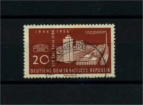 DDR 1956 PLATTENFEHLER Nr 546 f9 gestempelt (101374)