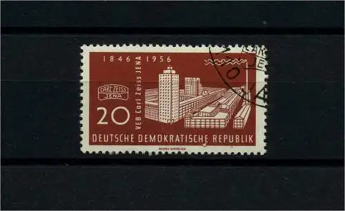 DDR 1956 PLATTENFEHLER Nr 546 f9 gestempelt (101376)