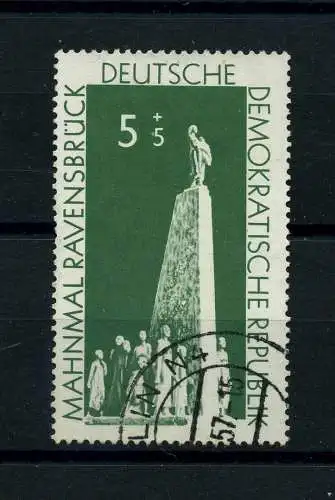 DDR 1957 PLATTENFEHLER Nr 566 f17 gestempelt (101411)