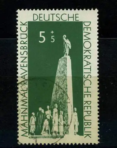 DDR 1957 PLATTENFEHLER Nr 566 f20 gestempelt (101413)