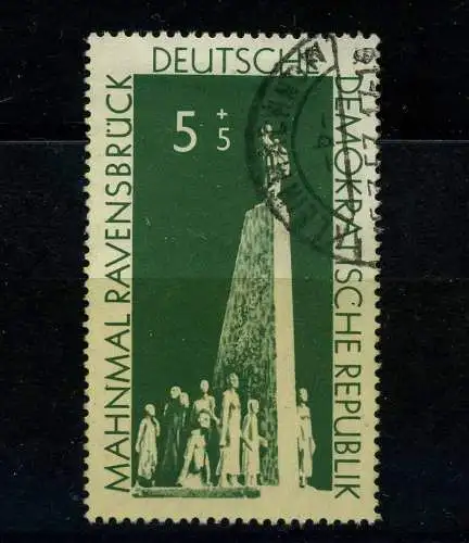 DDR 1957 PLATTENFEHLER Nr 566 f22 gestempelt (101415)