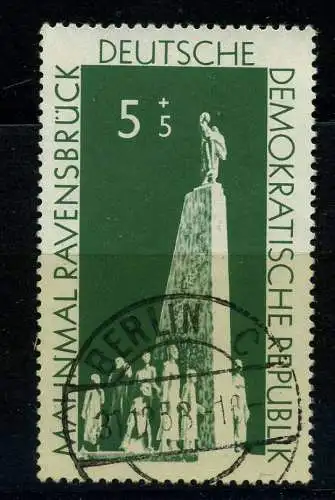 DDR 1957 PLATTENFEHLER Nr 566 f22 gestempelt (101417)