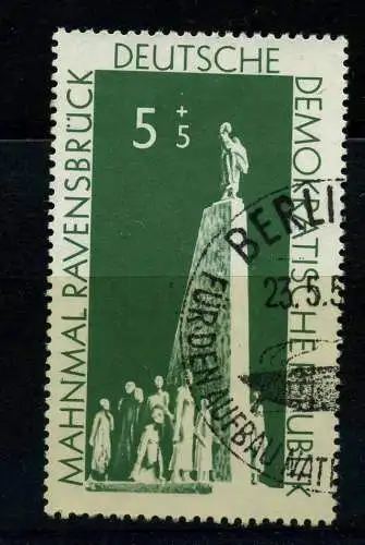 DDR 1957 PLATTENFEHLER Nr 566 f22 gestempelt (101419)