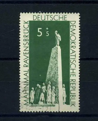 DDR 1957 PLATTENFEHLER Nr 566 f22 gestempelt (101421)