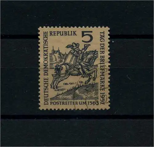 DDR 1957 PLATTENFEHLER Nr 600 I gestempelt (101444)