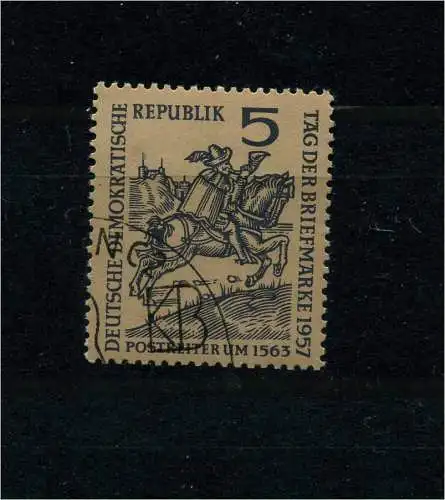 DDR 1957 PLATTENFEHLER Nr 600 I gestempelt (101446)