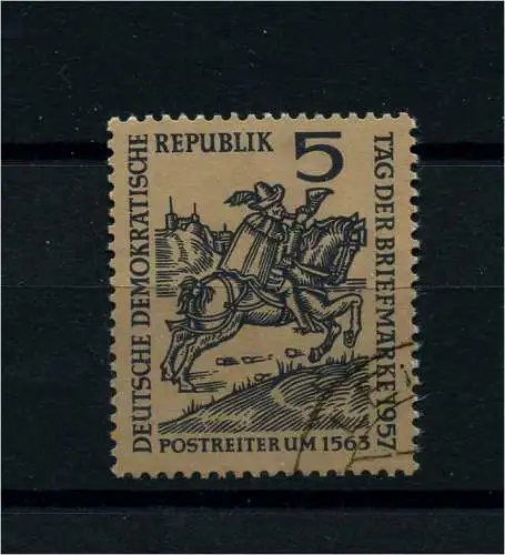 DDR 1957 PLATTENFEHLER Nr 600 f26 gestempelt (101452)