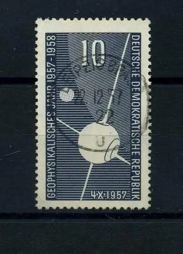 DDR 1957 PLATTENFEHLER Nr 603 f22 gestempelt (101475)