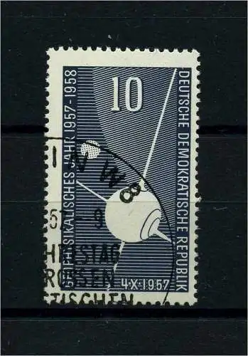 DDR 1957 PLATTENFEHLER Nr 603 f22 gestempelt (101476)