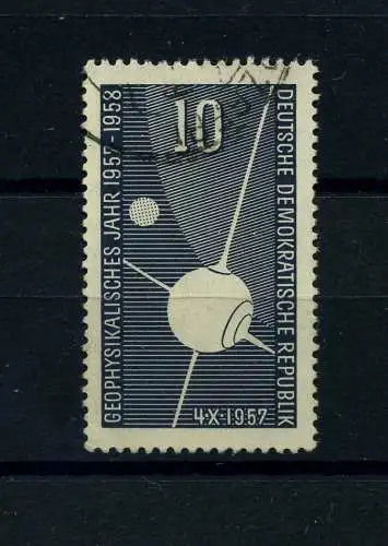 DDR 1957 PLATTENFEHLER Nr 603 f27 gestempelt (101769)