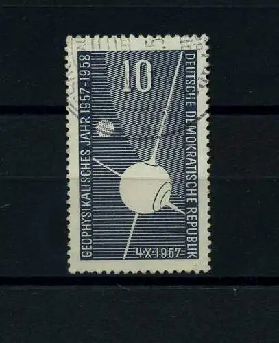 DDR 1957 PLATTENFEHLER Nr 603 f34 gestempelt (101773)