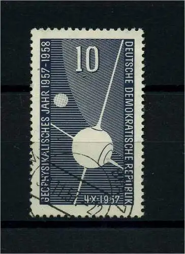 DDR 1957 PLATTENFEHLER Nr 603 f34 gestempelt (101774)
