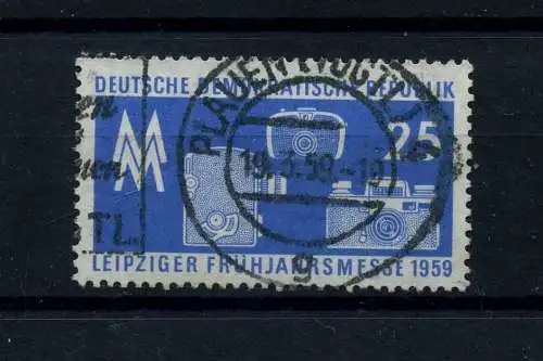 DDR 1959 PLATTENFEHLER Nr 679 f23 gestempelt (101819)
