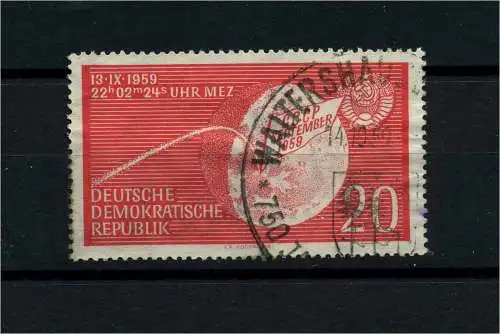 DDR 1959 PLATTENFEHLER Nr 721 I gestempelt (101840)