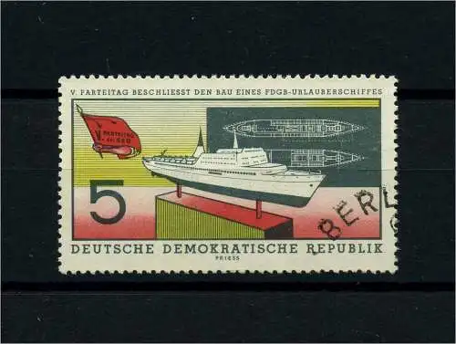 DDR 1960 PLATTENFEHLER Nr 768 f8 gestempelt (101864)