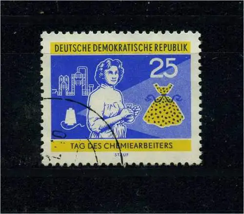 DDR 1960 PLATTENFEHLER Nr 803 f42 gestempelt (101894)