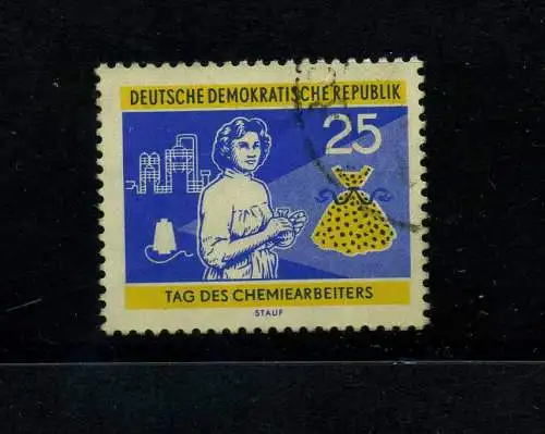 DDR 1960 PLATTENFEHLER Nr 803 f42 gestempelt (101895)