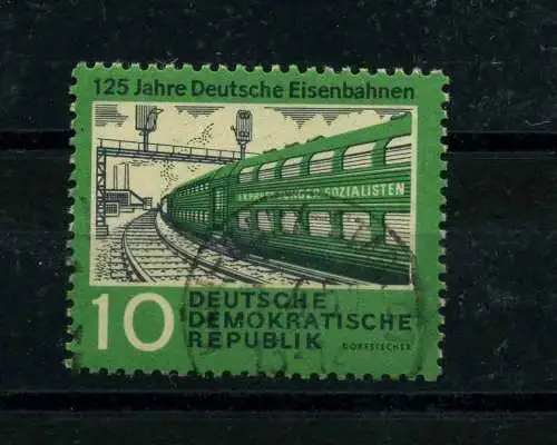 DDR 1960 PLATTENFEHLER Nr 804 f47 gestempelt (101898)