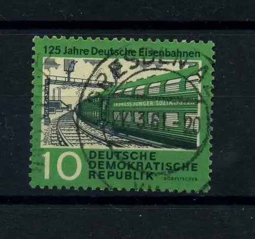 DDR 1960 PLATTENFEHLER Nr 804 f47 gestempelt (101899)